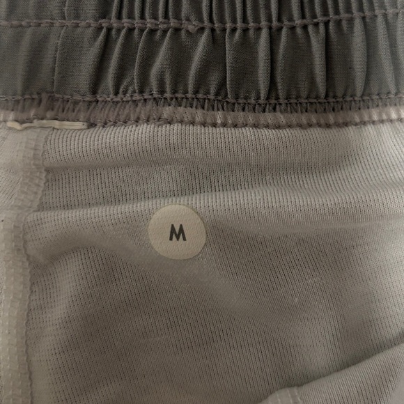 Lululemon Men's Compression Lined Athletic Gym Shorts Grey Performance - Picture 7 of 10